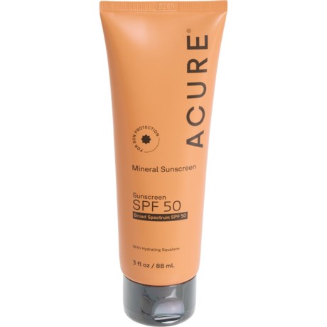 Acure Mineral Sunscreen - Broad Spectrum SPF 50, 3 oz.